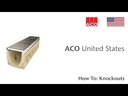 ACO SlabDrain HK Series Neutral Polymer Concrete Channel (non-stock)